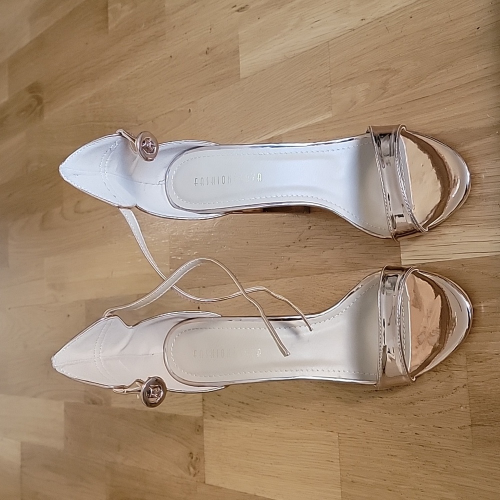 Fashion Nova Rose Gold Heels